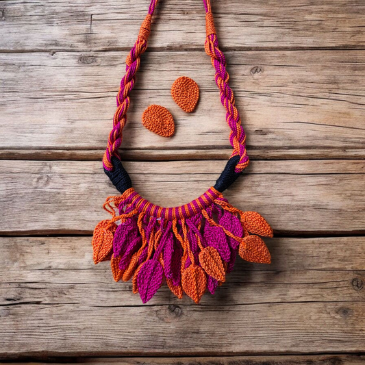 Autumn Bloom (with Earrings)